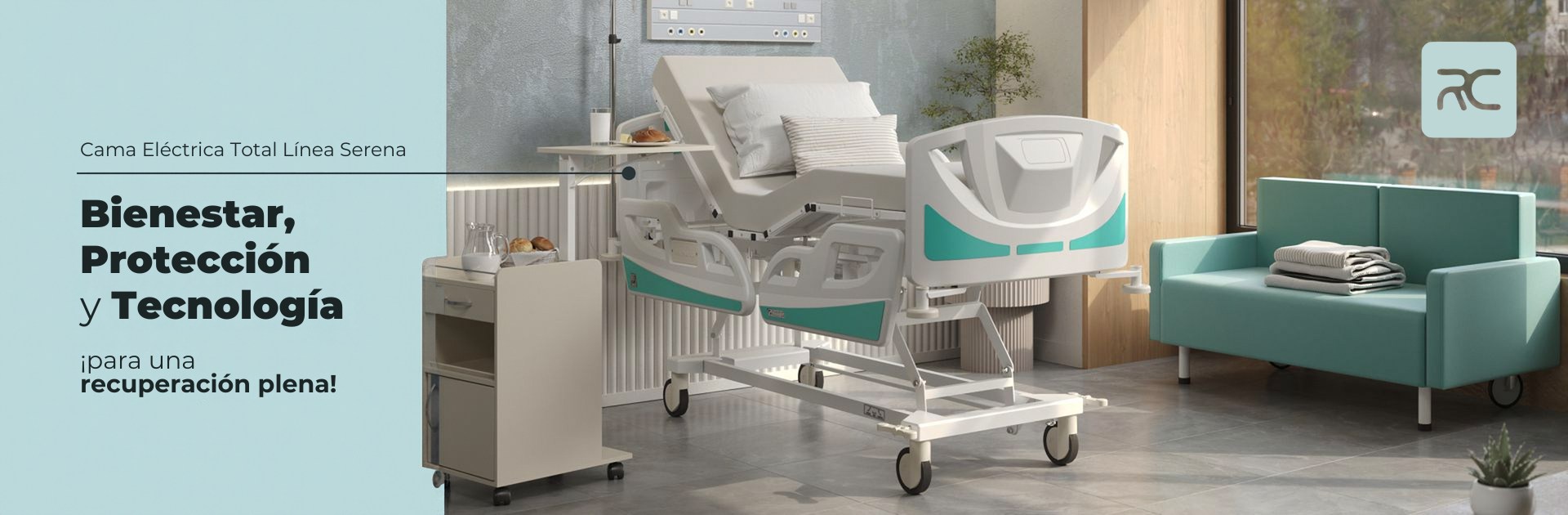 Cama Eléctrica Total Línea Serena